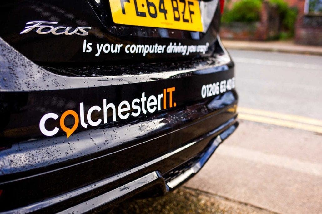 A Colchester IT service vehicle