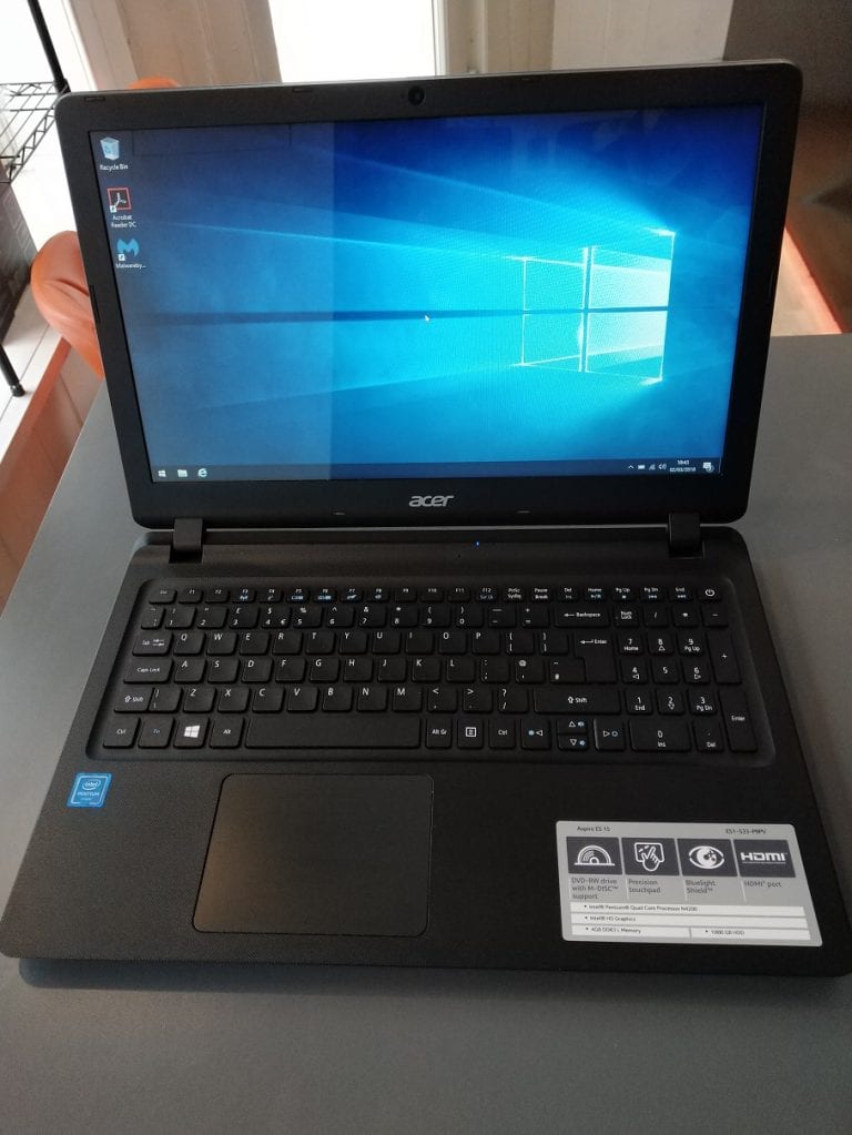 Установка виндовс на acer aspire es 15